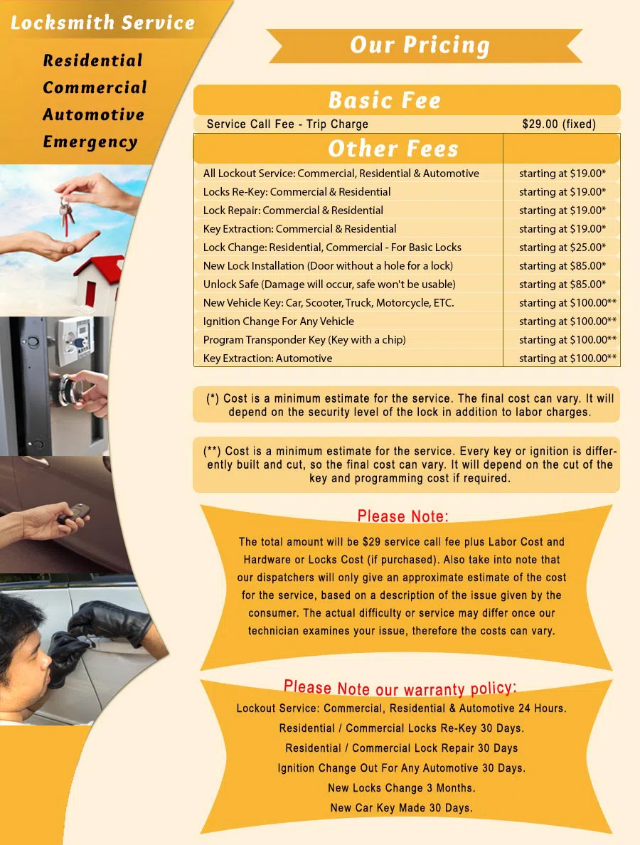 Locksmith Key Store Chicago, IL 312-288-7672